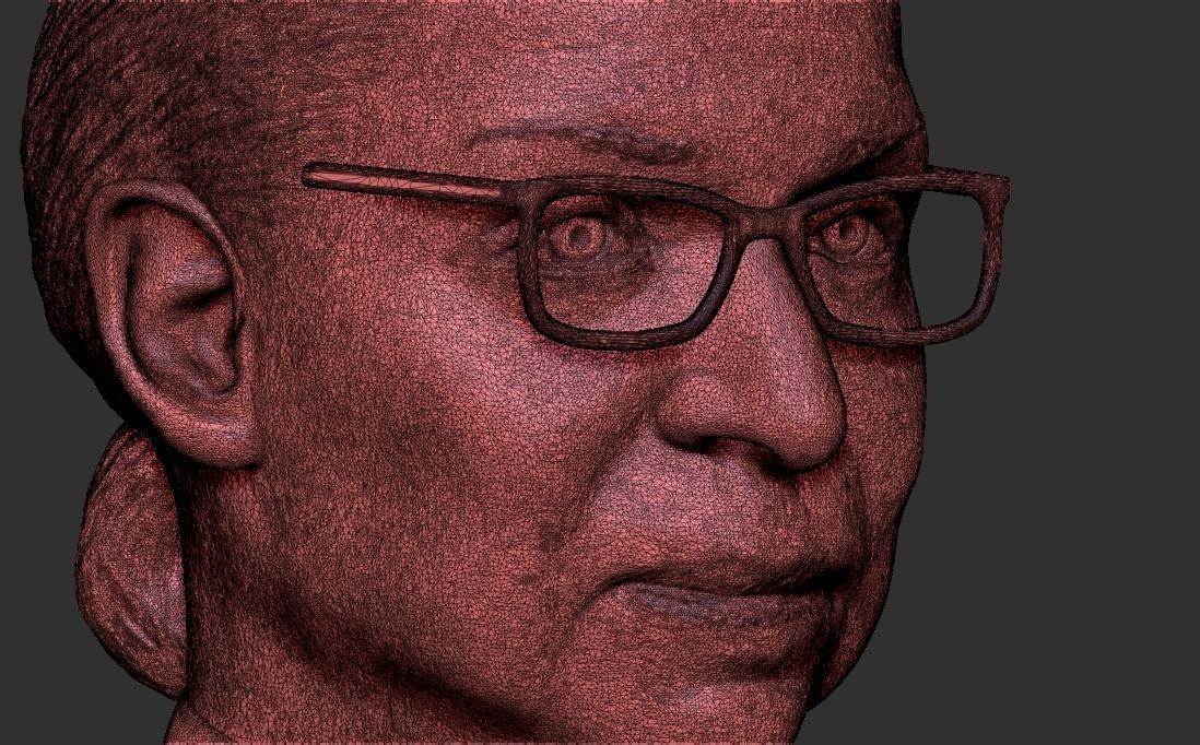 Ruth Bader Ginsburg bust 3D printing ready stl obj formats 3D print model_33