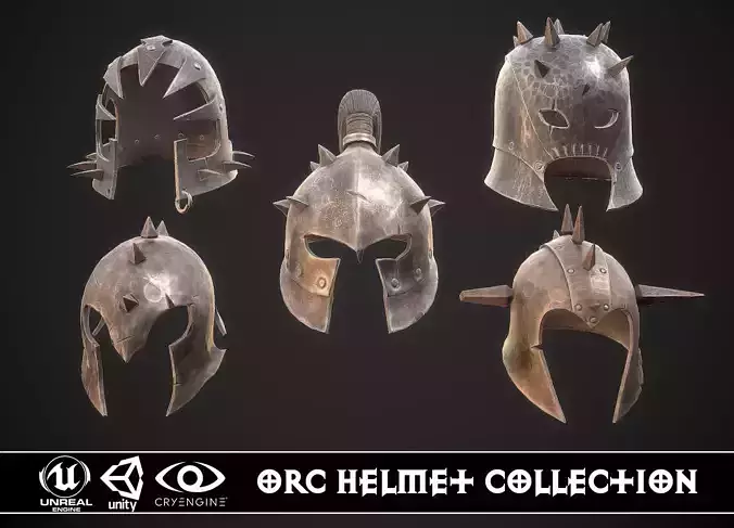 Orc Helmet Collection 