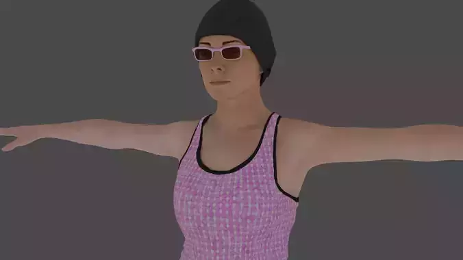 Rigged Female Character 14