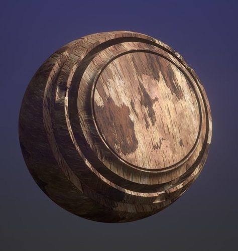 Oak Wood and Bark Texture