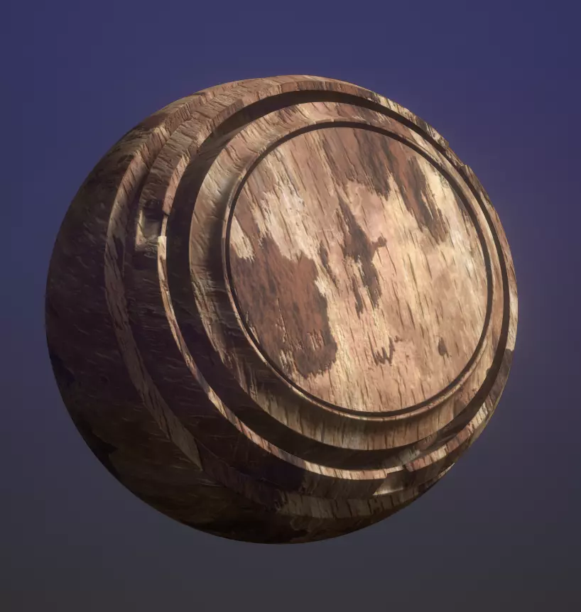 Oak Wood and Bark Texture_0