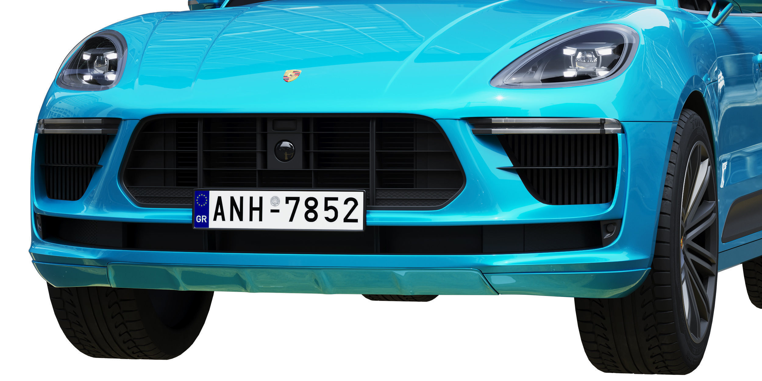 Porsche Macan Turbo 2020 3D model_10