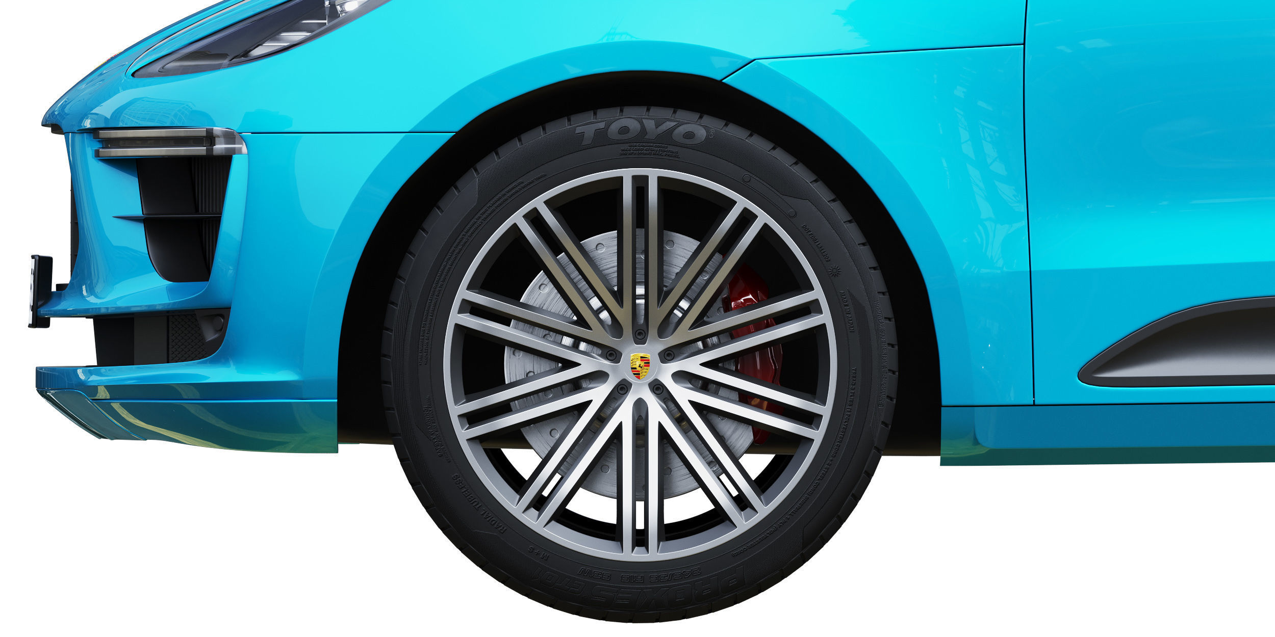 Porsche Macan Turbo 2020 3D model_9