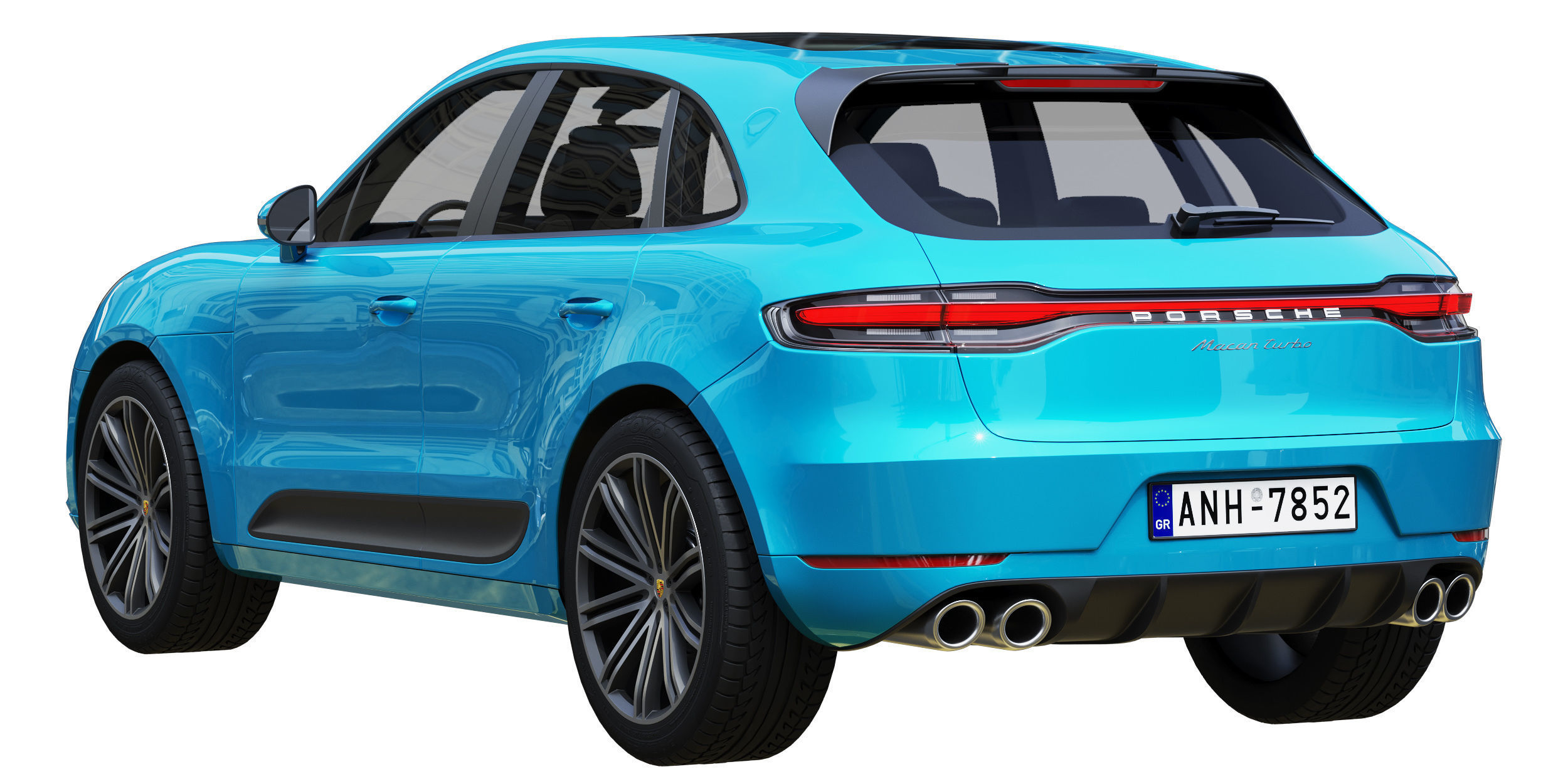 Porsche Macan Turbo 2020 3D model_2