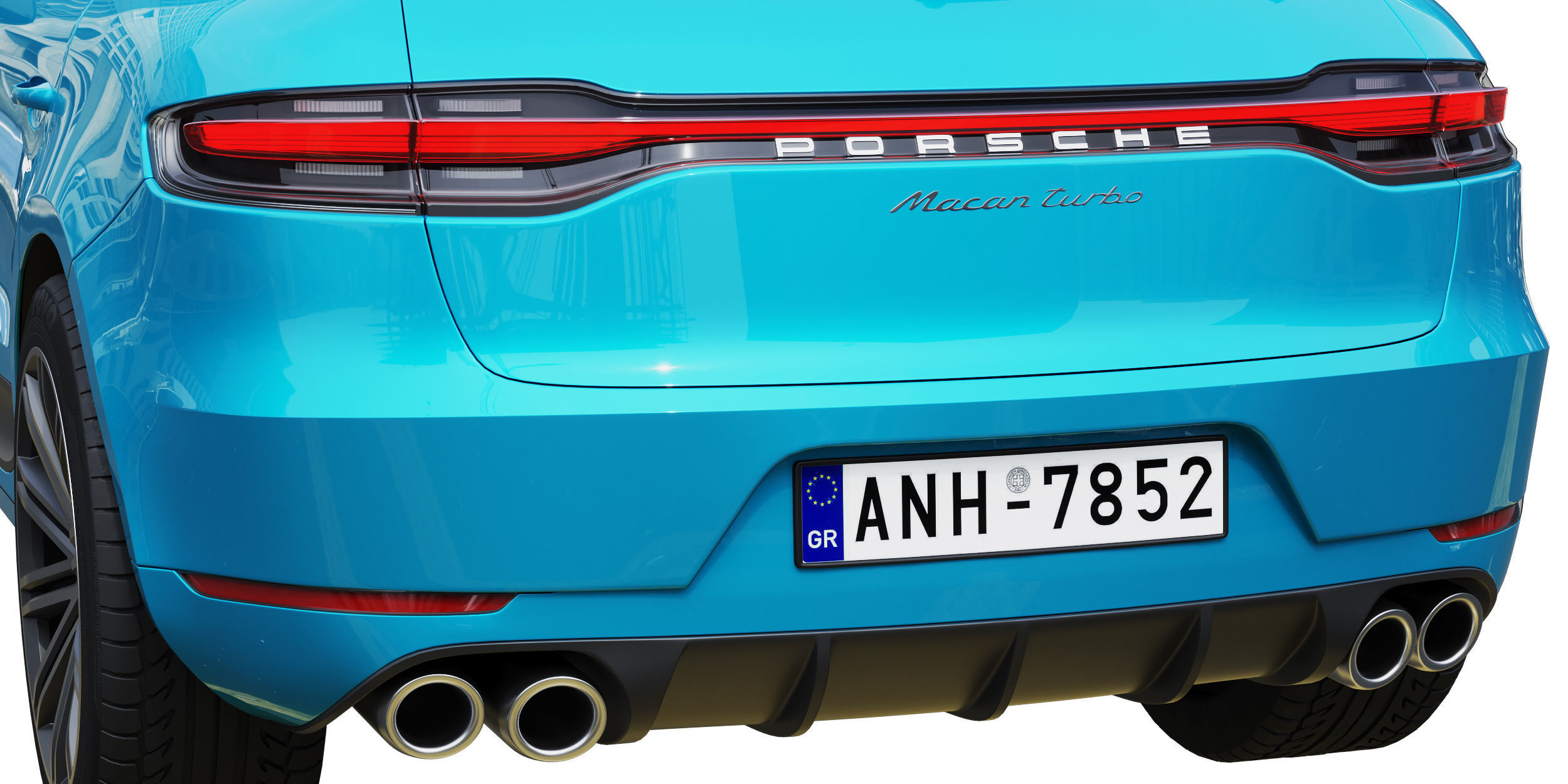 Porsche Macan Turbo 2020 3D model_11