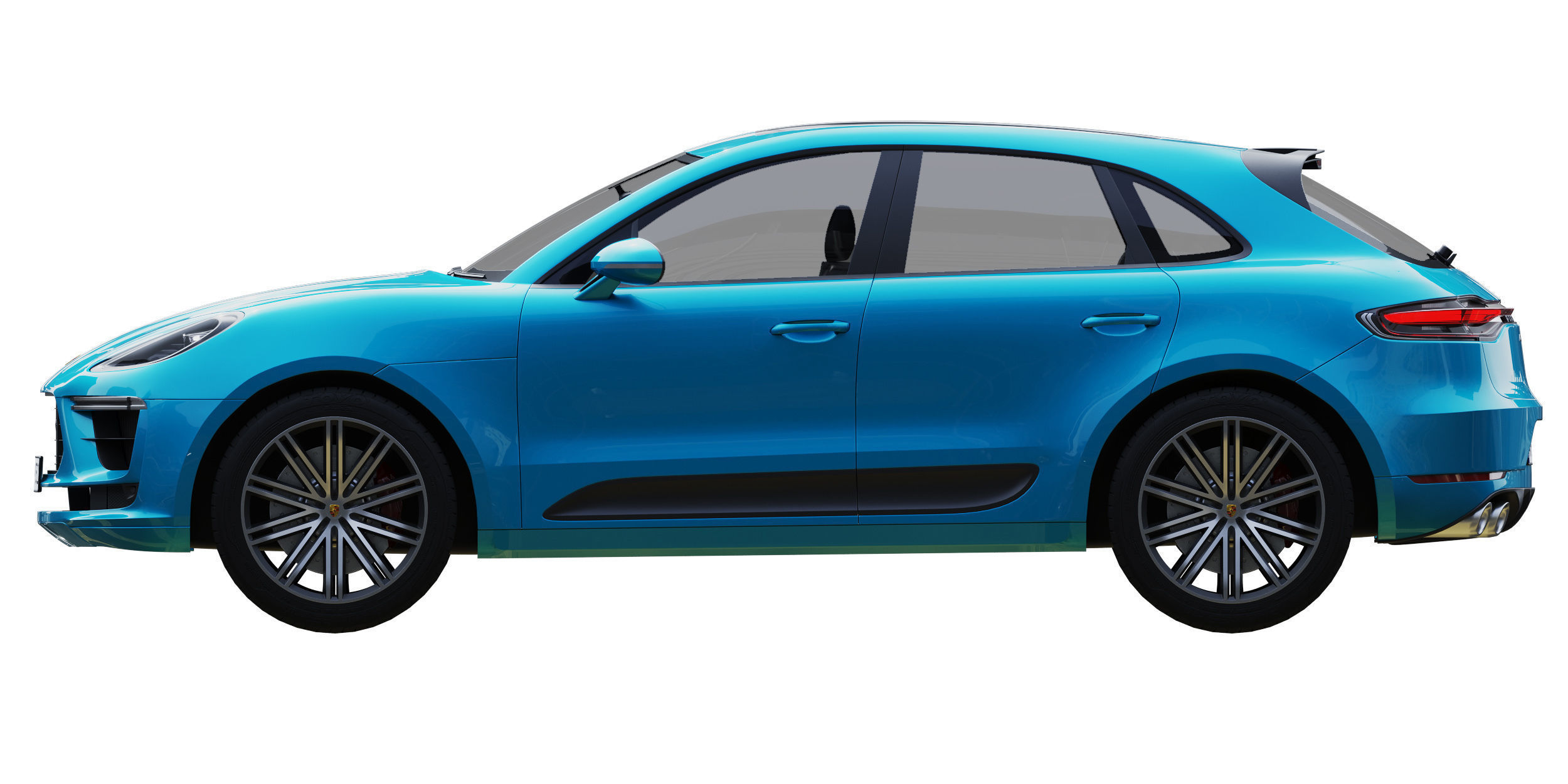 Porsche Macan Turbo 2020 3D model_5