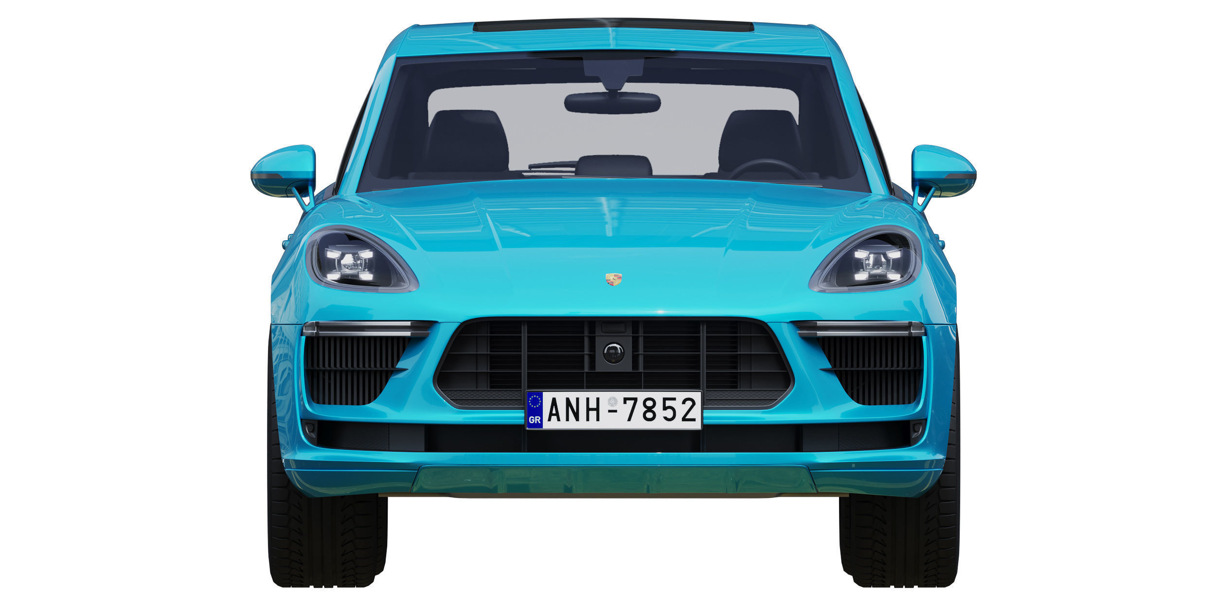 Porsche Macan Turbo 2020 3D model_6