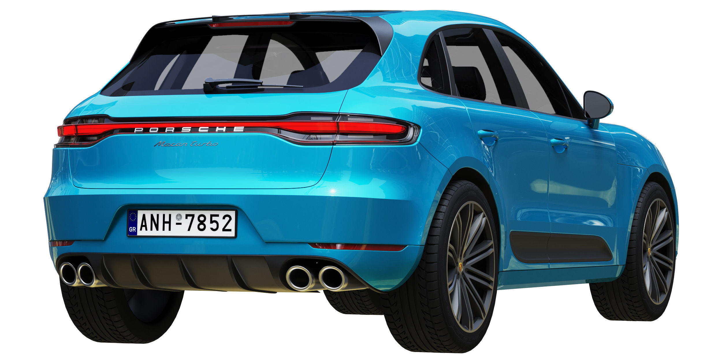 Porsche Macan Turbo 2020 3D model_3