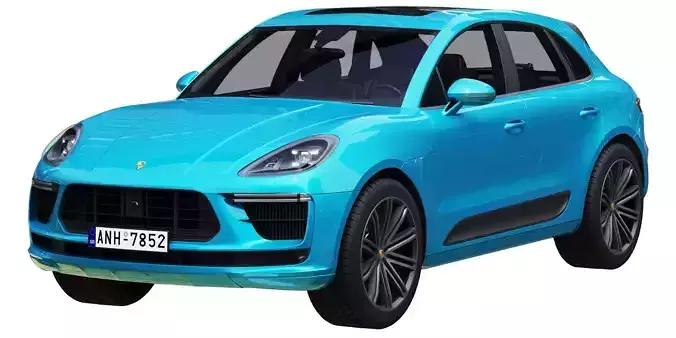 Porsche Macan Turbo 2020 3D model