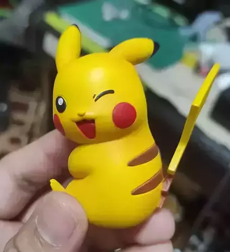 Pikachu winking for 3D printing 3D print model
