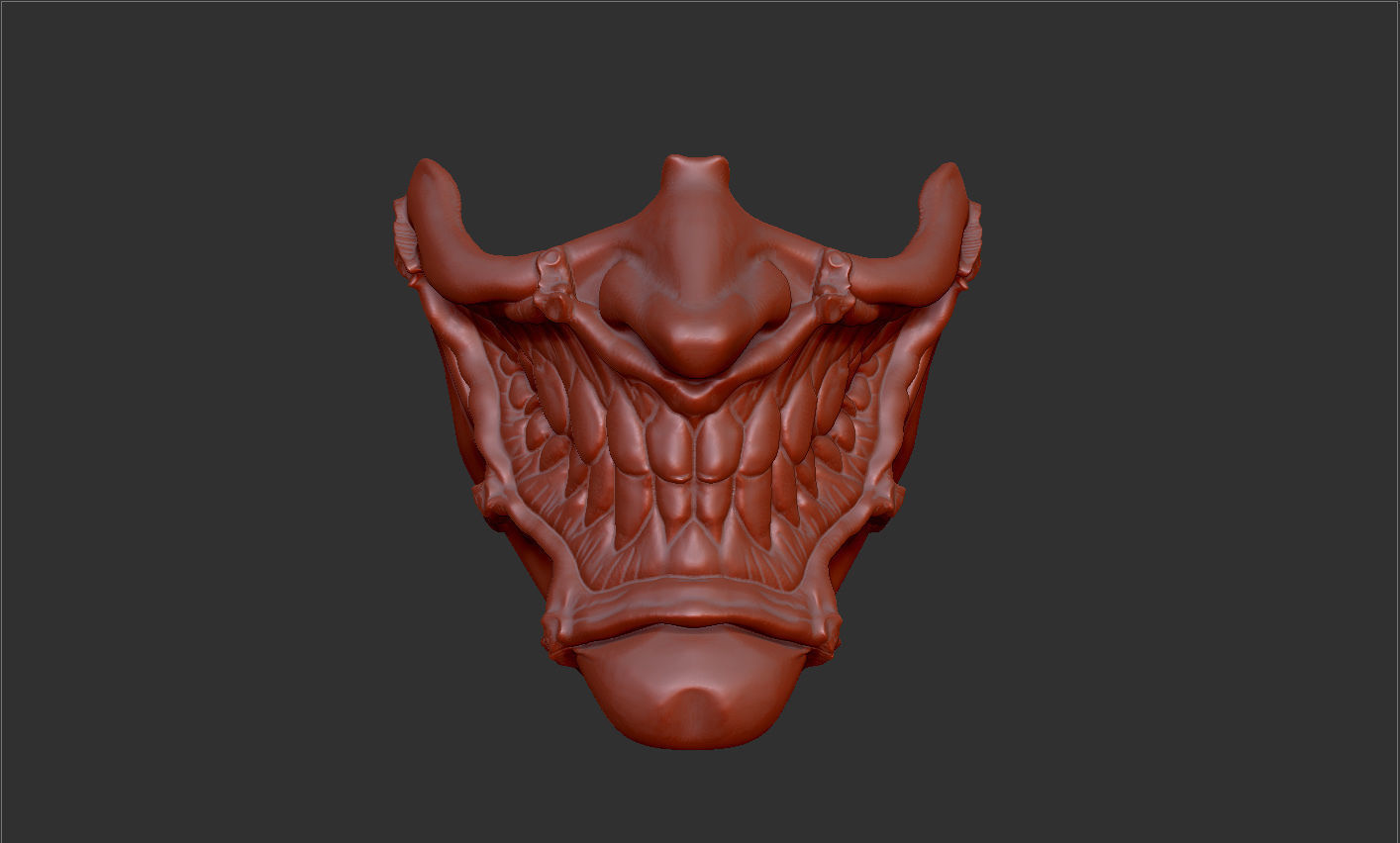 joker mask 3D print model_5