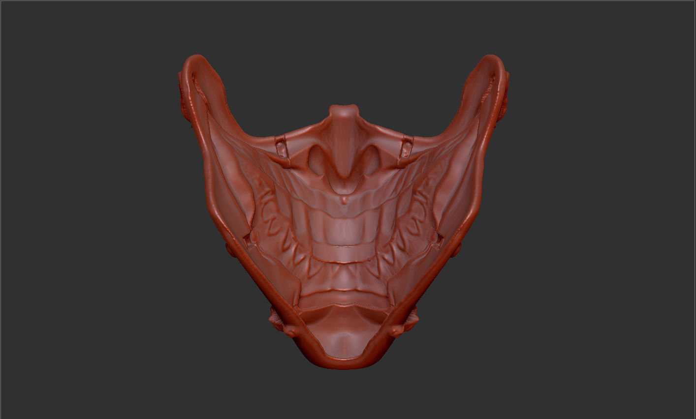 joker mask 3D print model_2