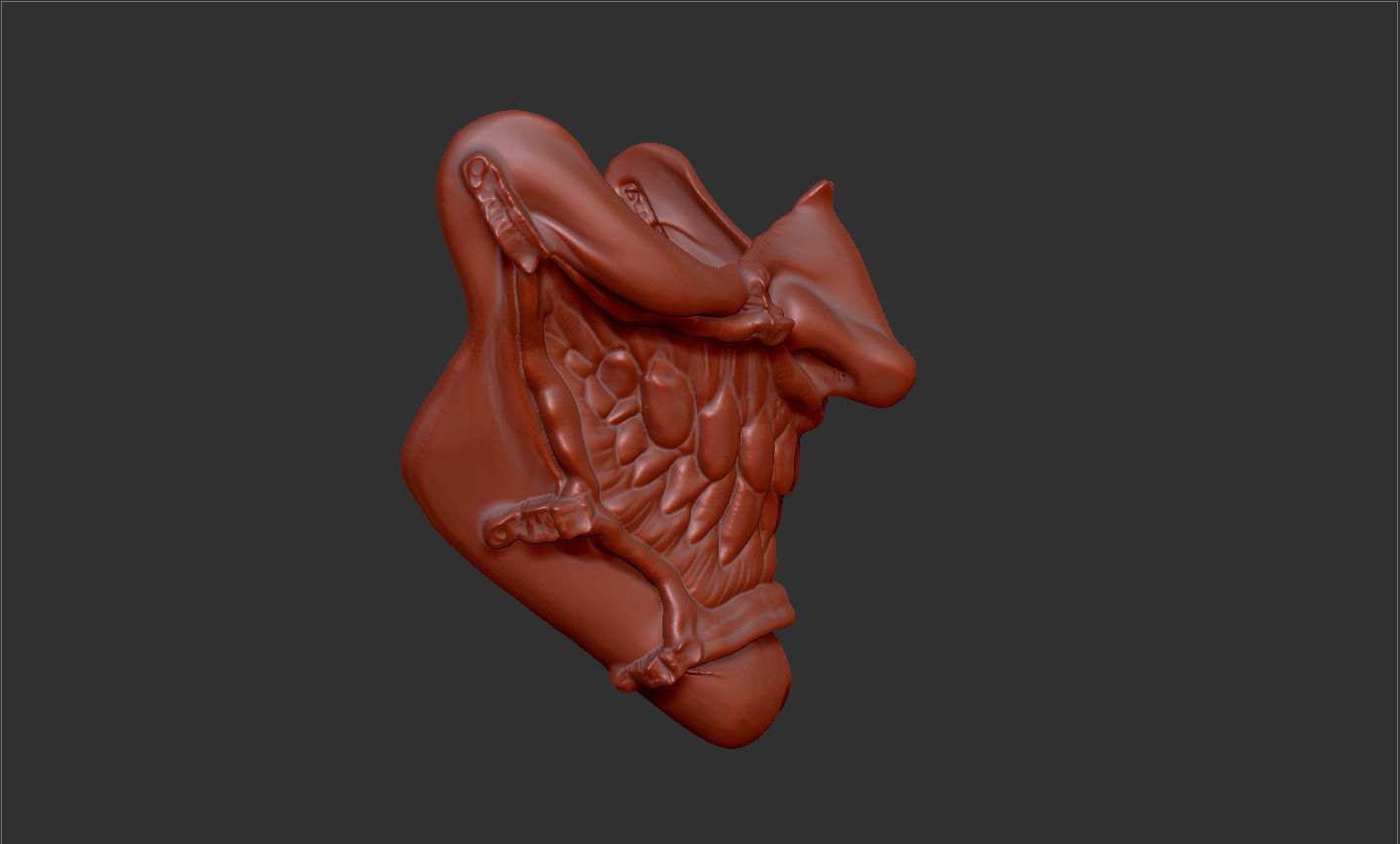 joker mask 3D print model_7