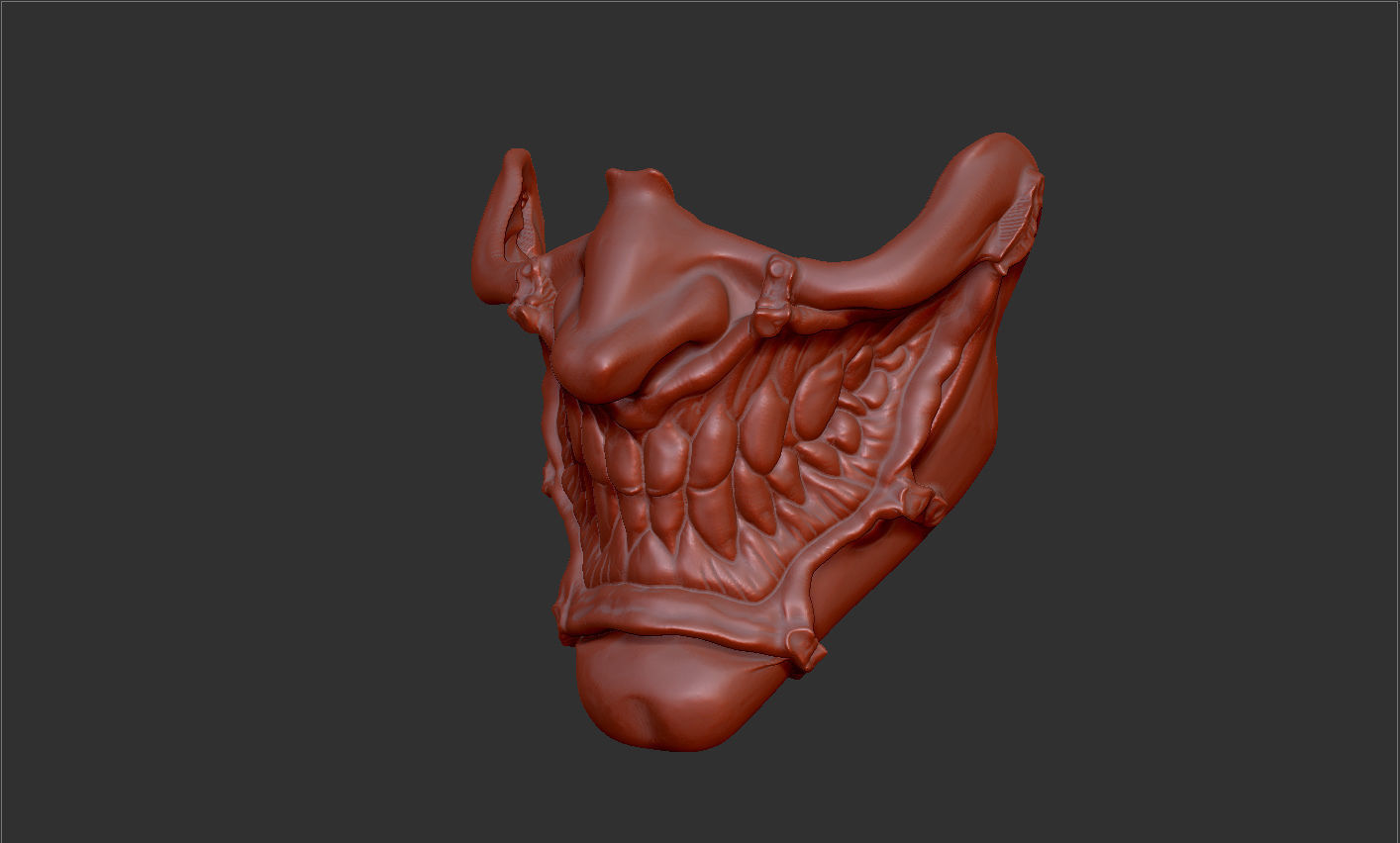 joker mask 3D print model_4