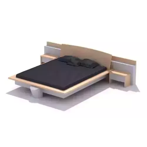 Black Modern Bed
