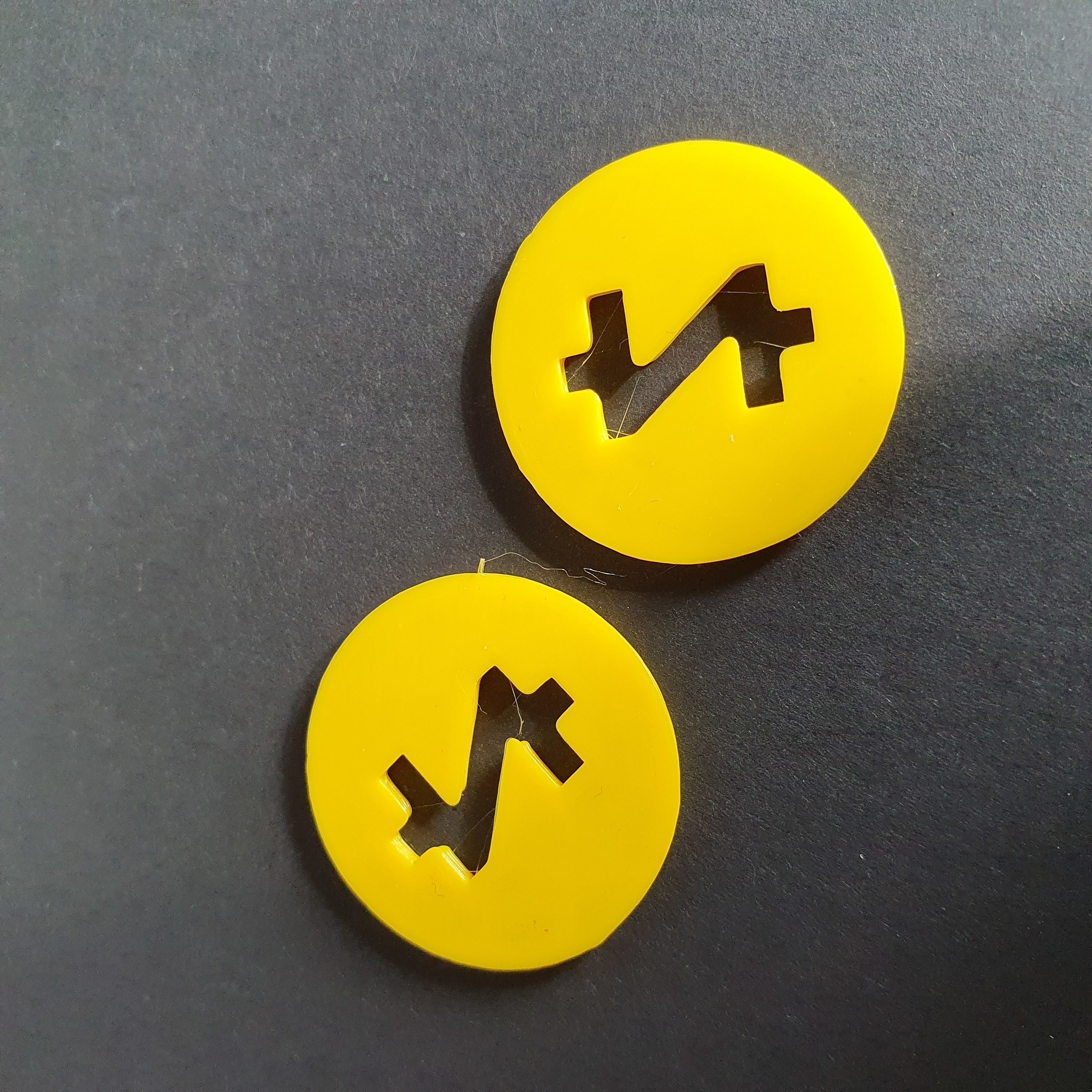 Crypto token coins pack for shopping cart  BTC - LTC - ETH - XRP 3D print model_6