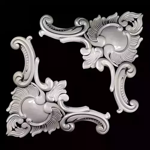 Classic carved 011 3D model