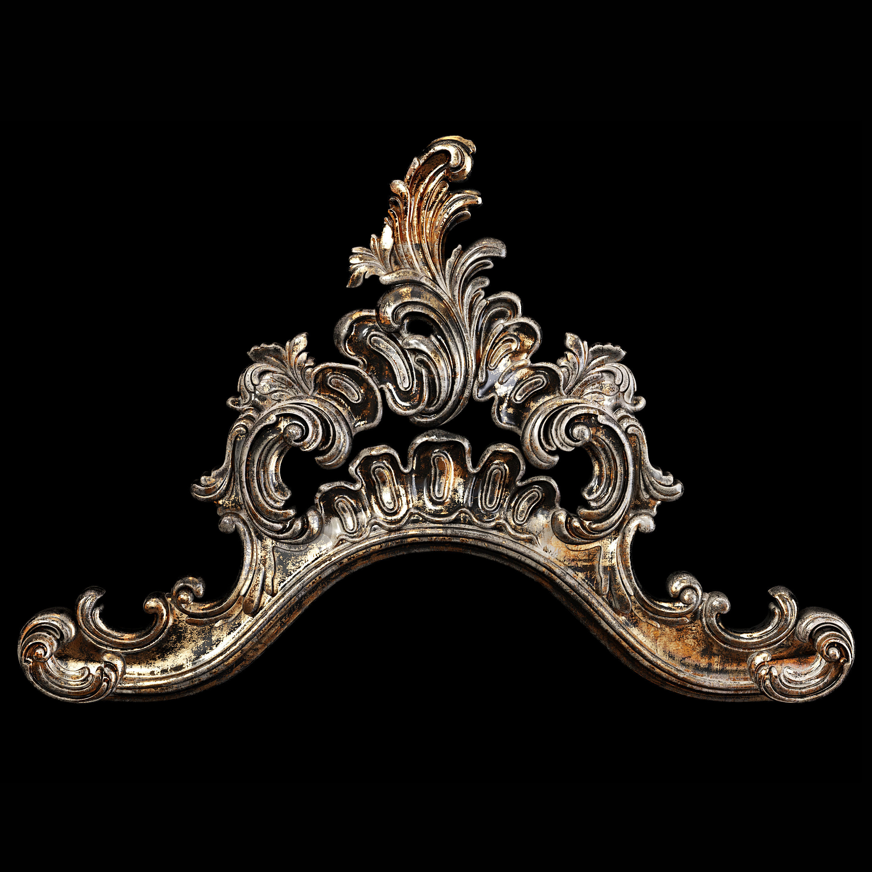 Classic carved 012 3D model_2