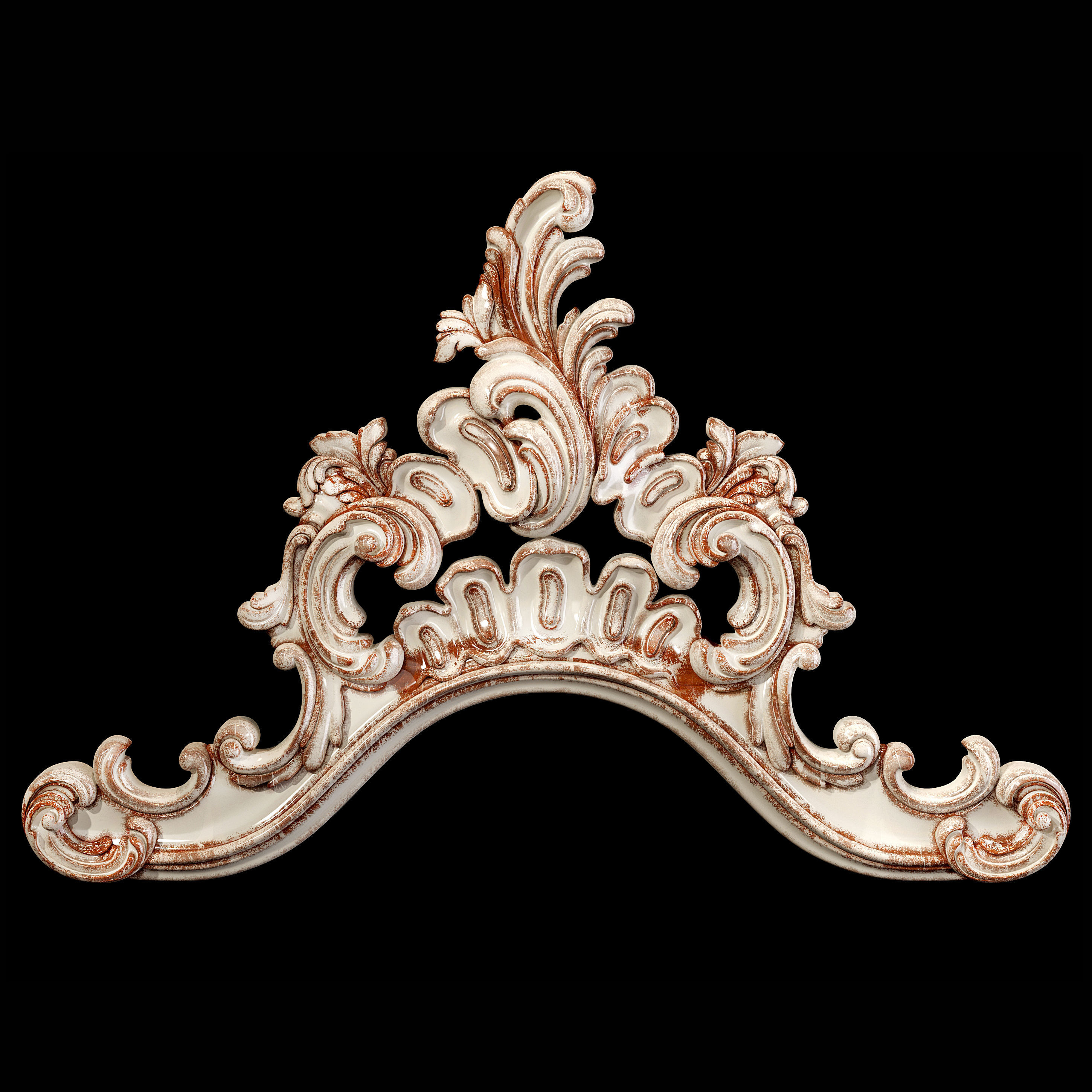 Classic carved 012 3D model_3