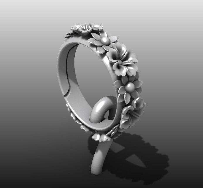 ITALIAN design rings 3D model_1