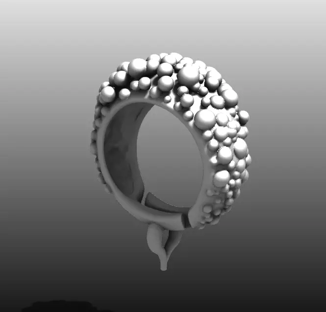 ITALIAN design rings 3D model_0