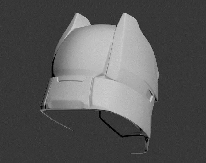 Batman Armor Helmet Batman v Superman 3D print model_6