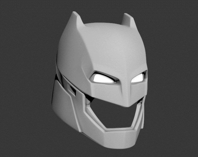 Batman Armor Helmet Batman v Superman 3D print model_4