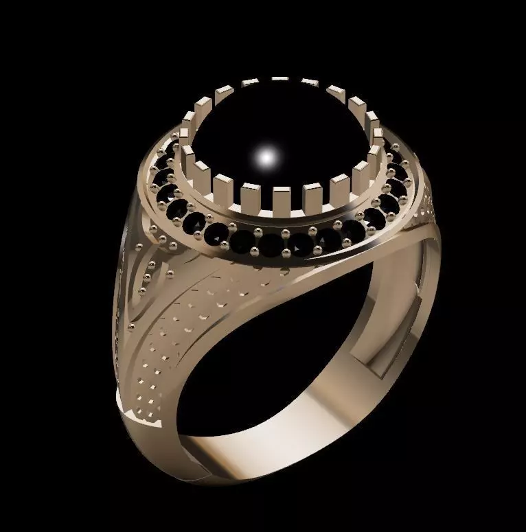 MEN RING 3D print model_0