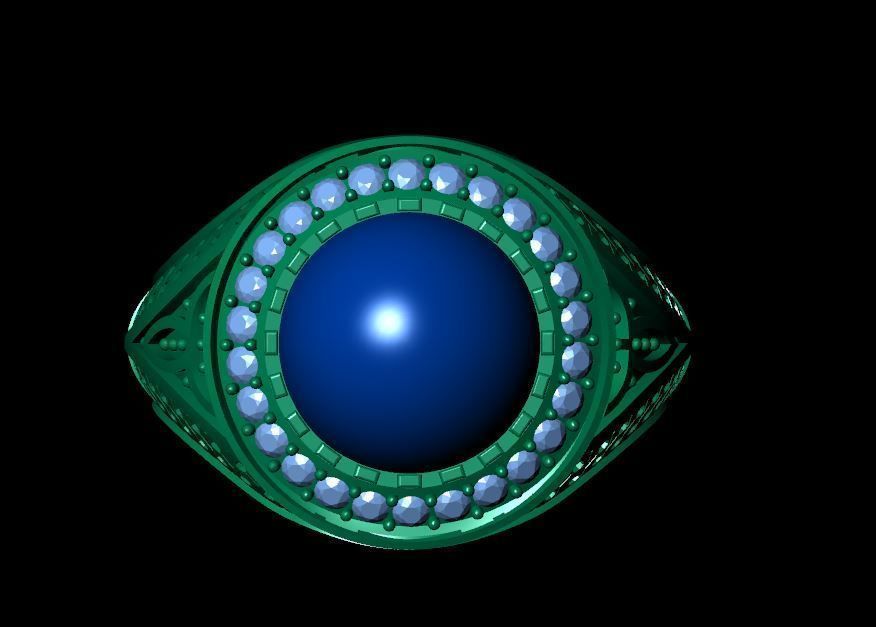 MEN RING 3D print model_2