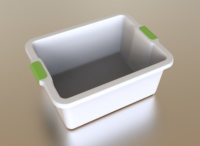 Wash Bowl 3D Model Low-poly 3D model