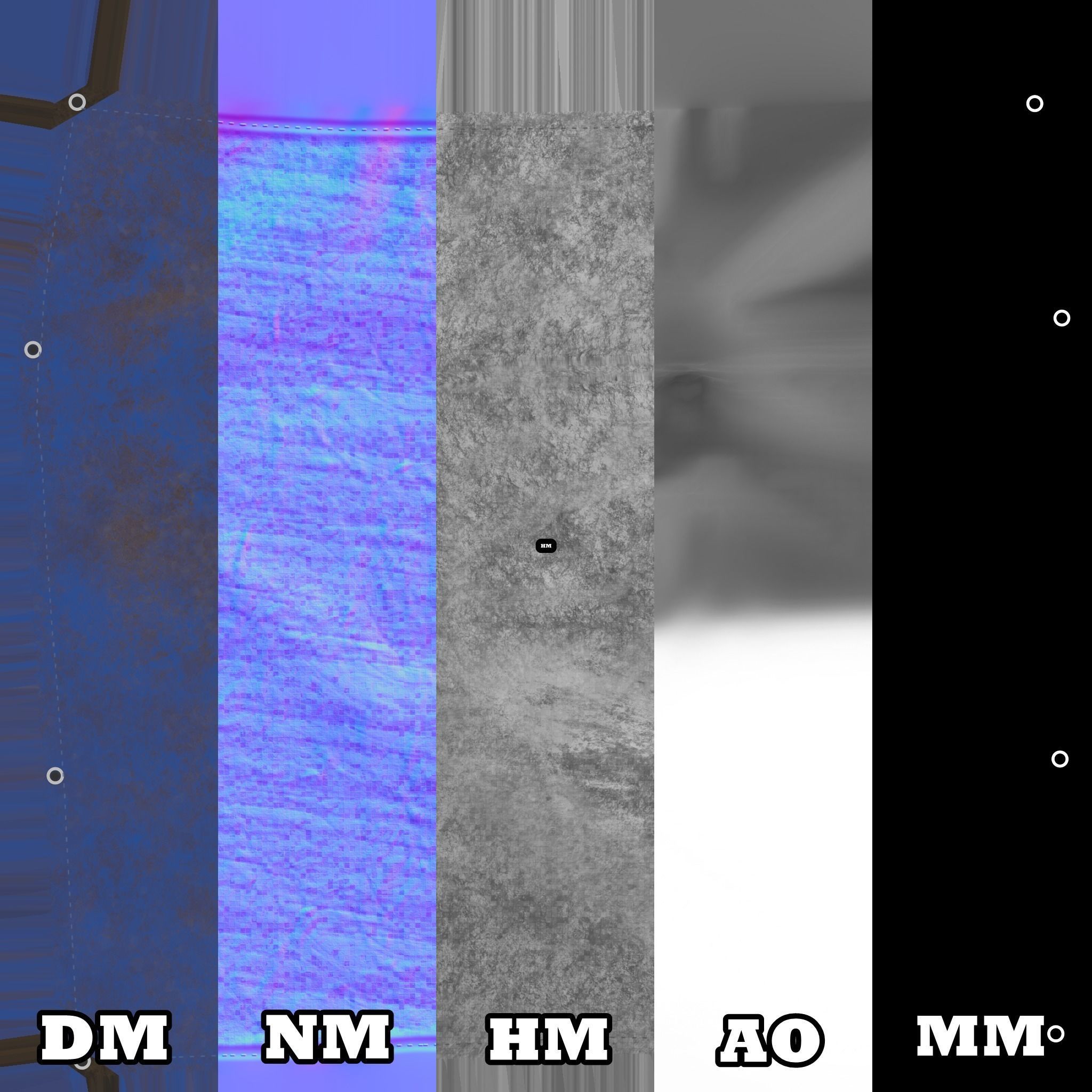 BIG SET WORK TABLE WITH TOOLS Low-poly 3D model_21