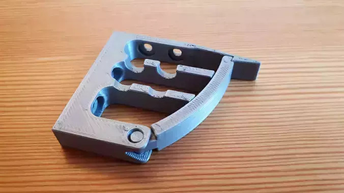 Locking Cable Management Clips print-in-place