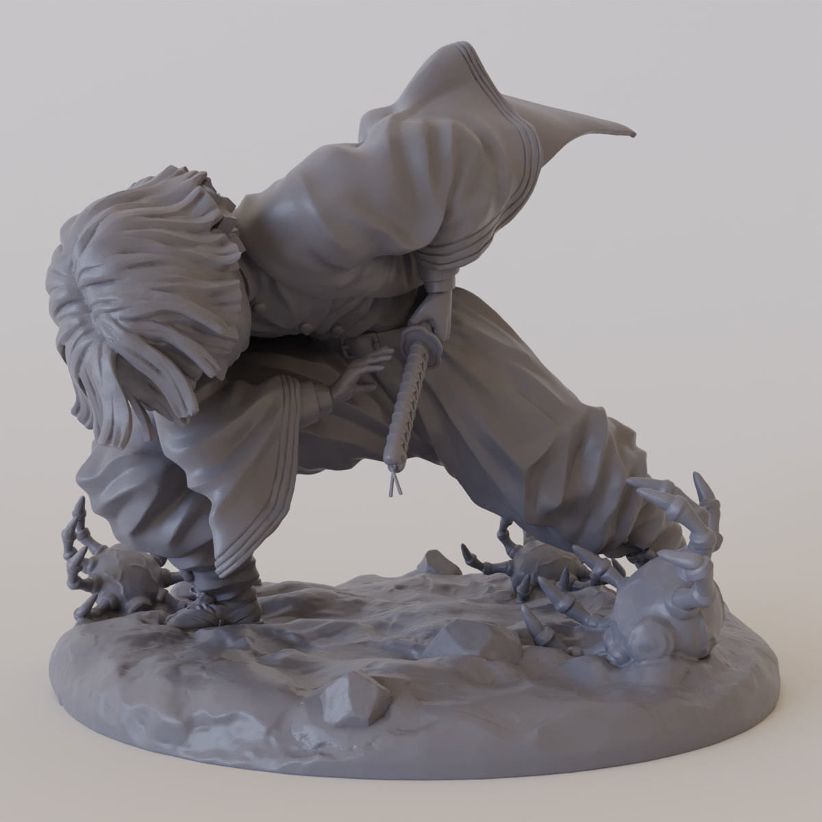 Zenitsu Thunder Breathing 3D print model_17