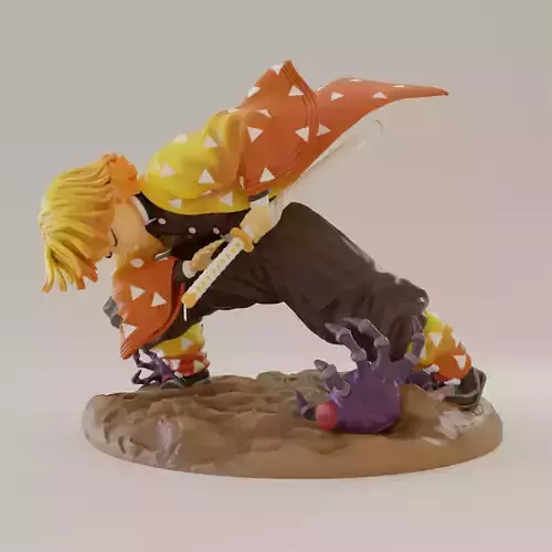 Zenitsu Thunder Breathing 3D print model