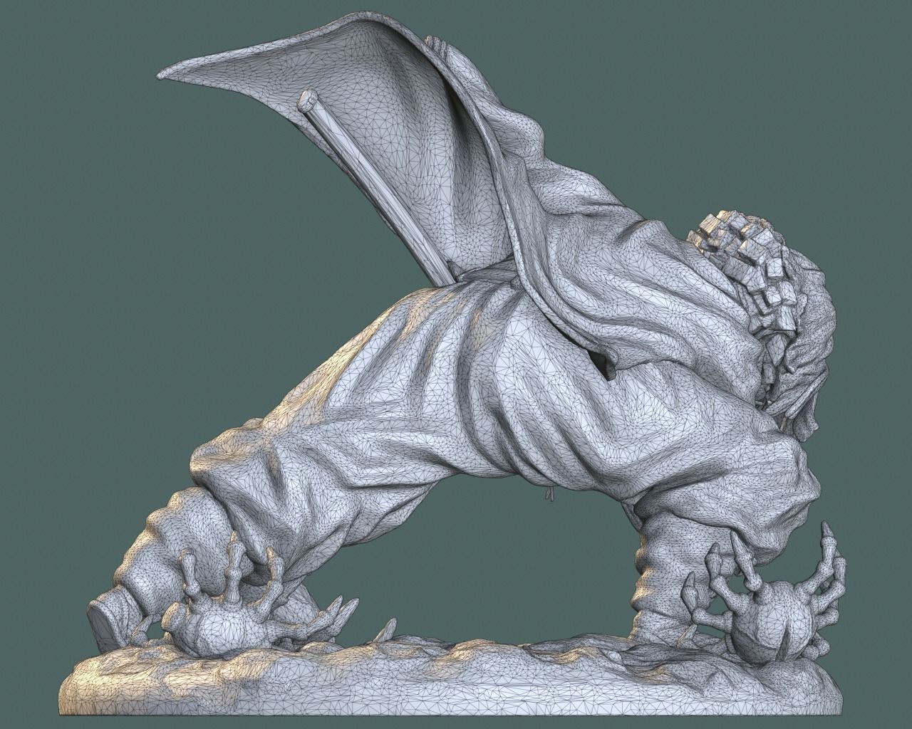 Zenitsu Thunder Breathing 3D print model_22