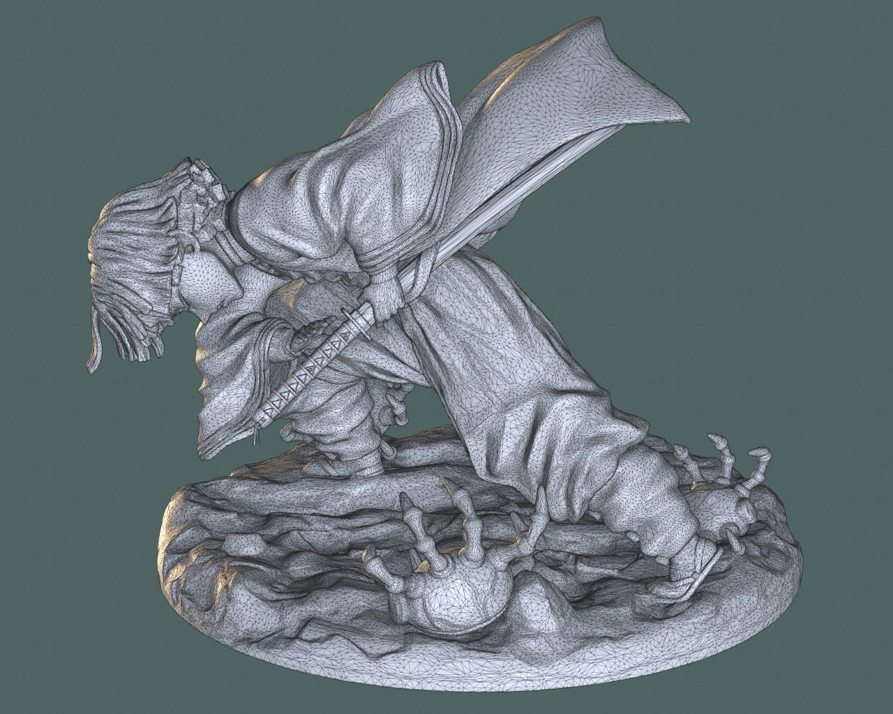 Zenitsu Thunder Breathing 3D print model_20