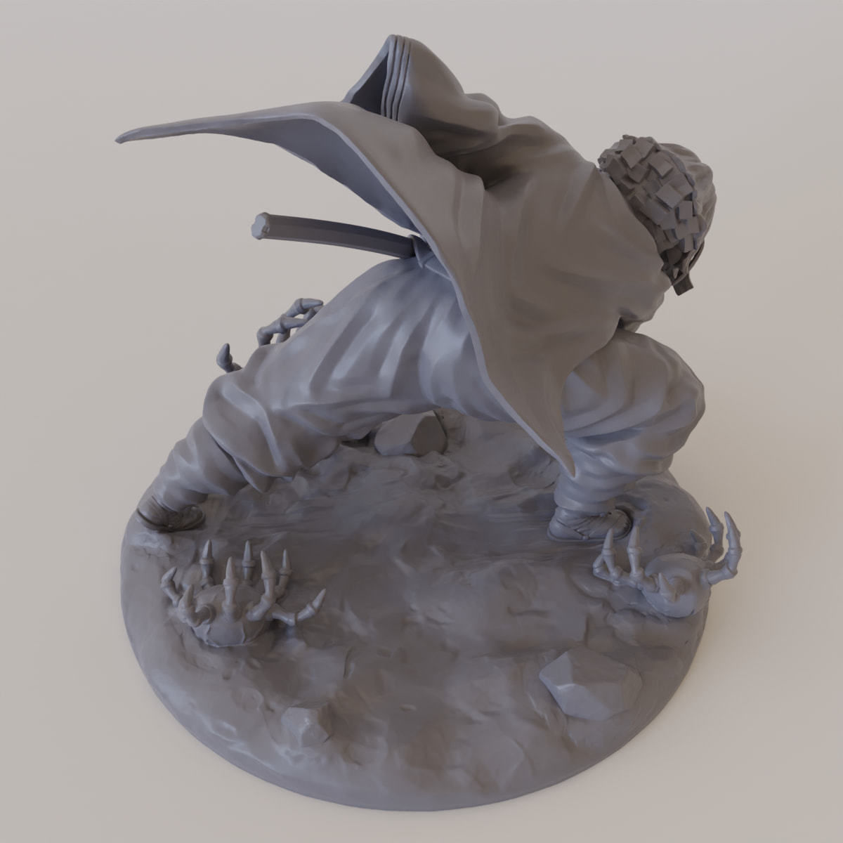 Zenitsu Thunder Breathing 3D print model_16
