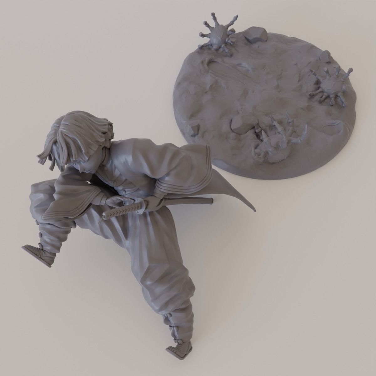 Zenitsu Thunder Breathing 3D print model_2