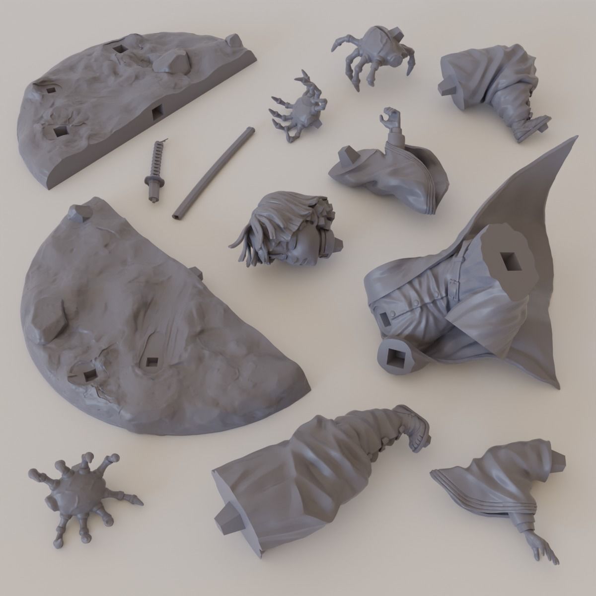 Zenitsu Thunder Breathing 3D print model_1