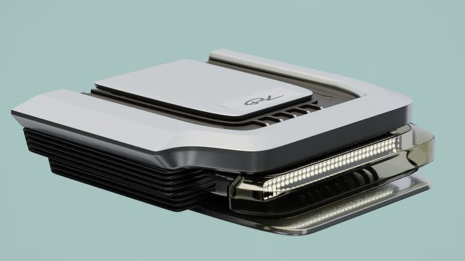 Car Headlight module 3D model