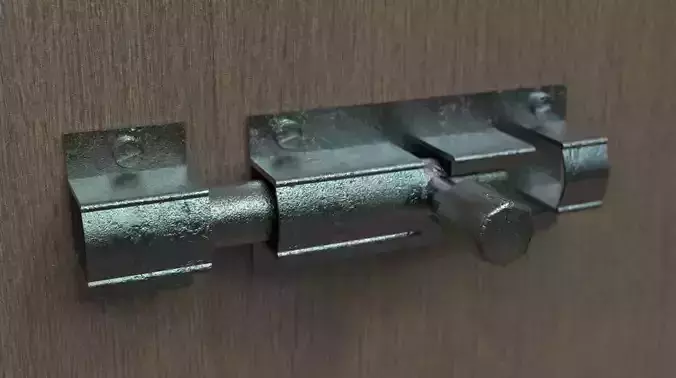 Simple Lock 3D Model Low-poly 3D model