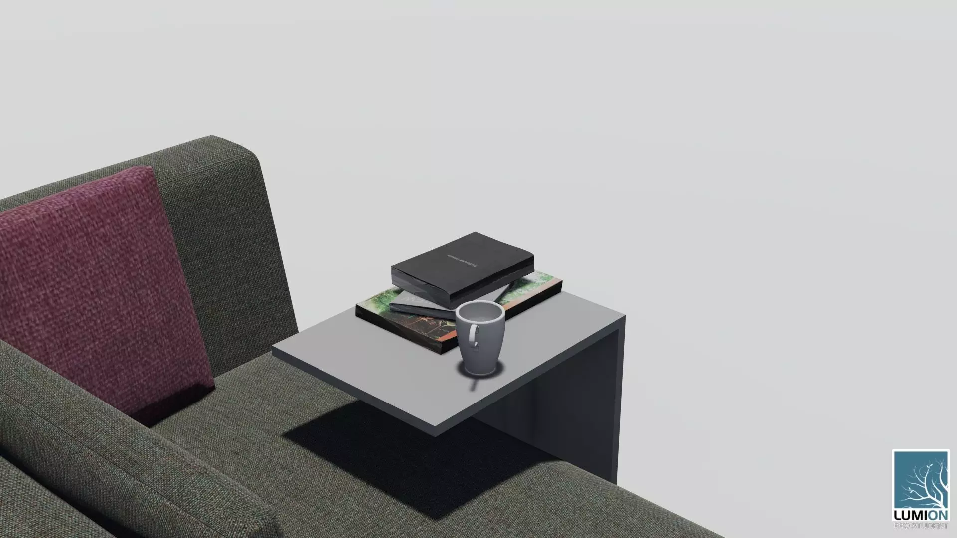 C MASA sofa with coffee table 3D print model