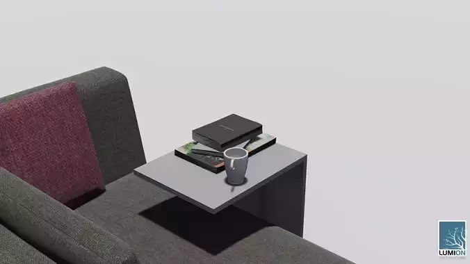 C MASA sofa with coffee table 3D print model