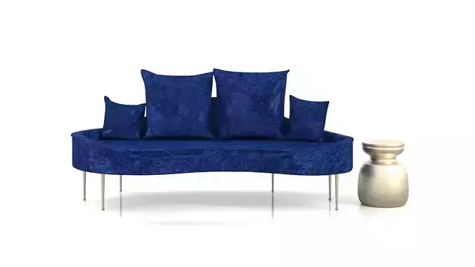Sofa Mister Low-poly 3D model