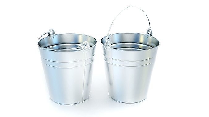 Bucket Low-poly 3D model
