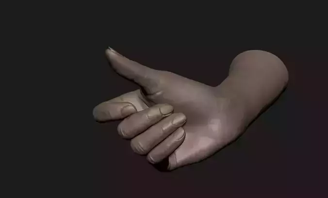 Realistic Female Hand Sculpt 4 3D model