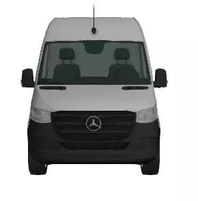 sprinter van Low-poly 3D model