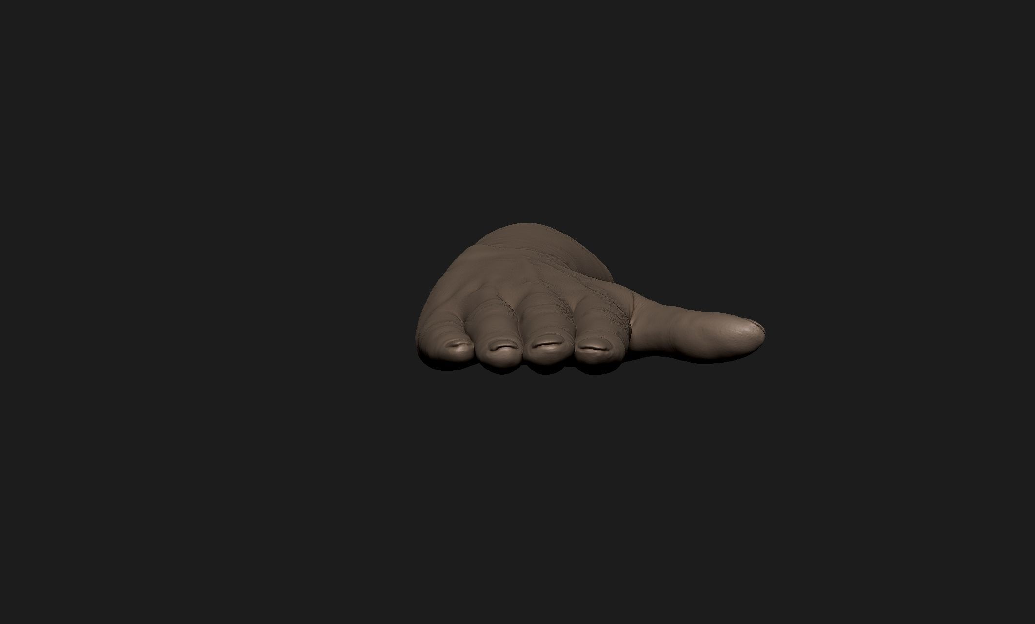 Realistic Female Hand Sculpt 10 3D model_6