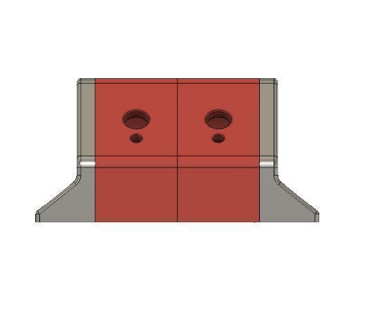 Toggle Switch Brackets 45 Degree 1-4 holes for switches 3D print model_14