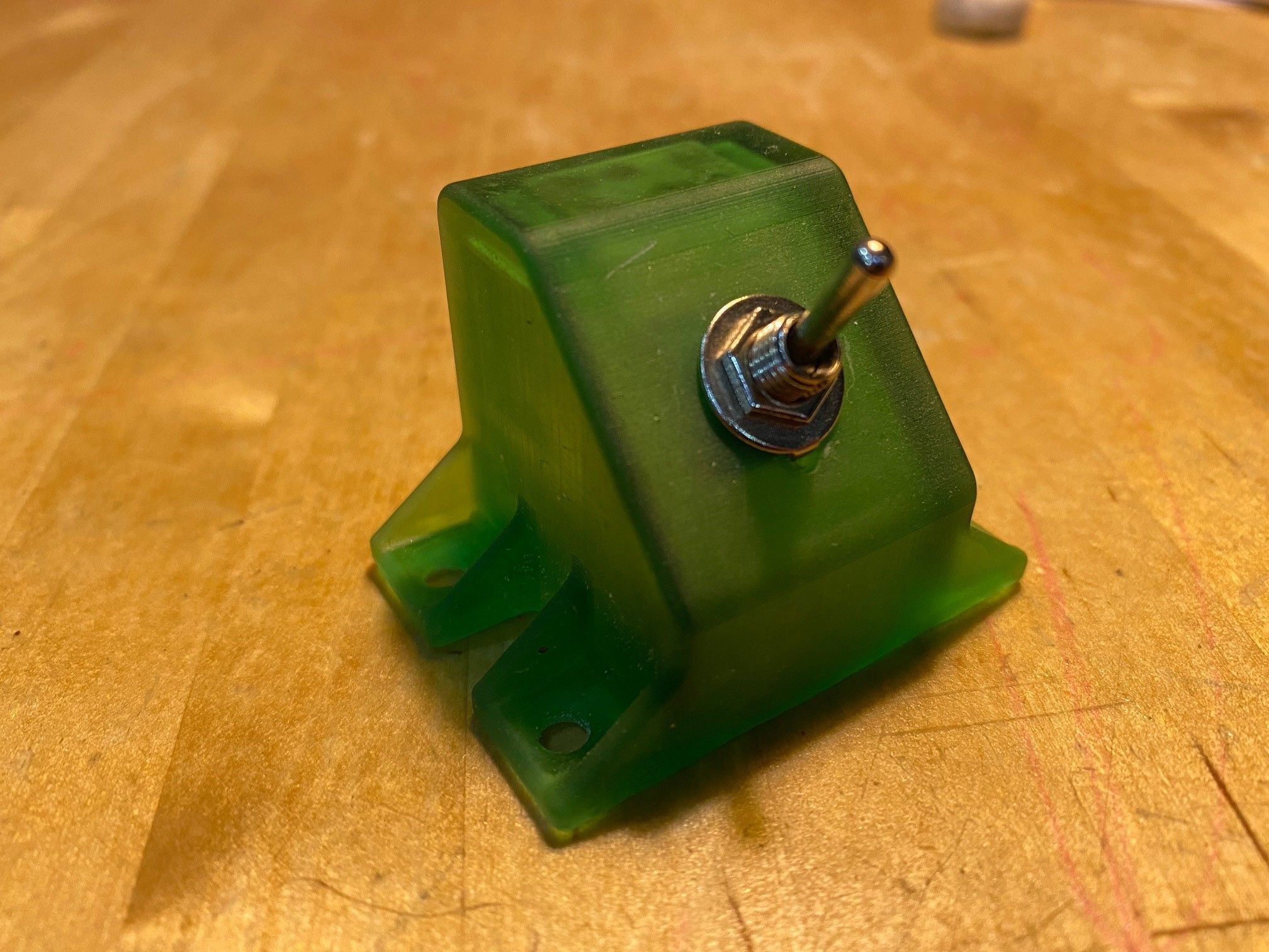 Toggle Switch Brackets 45 Degree 1-4 holes for switches 3D print model_1